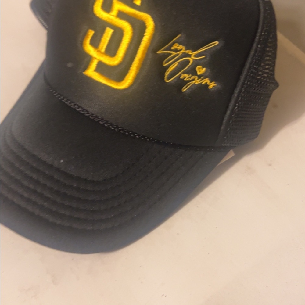 Black and Yellow Cap